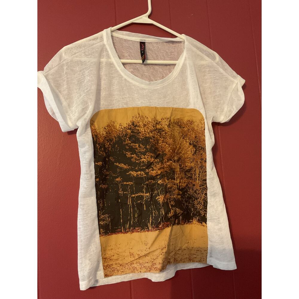 NEW Redgirl Live Color Fully Size M Semi Sheer Top